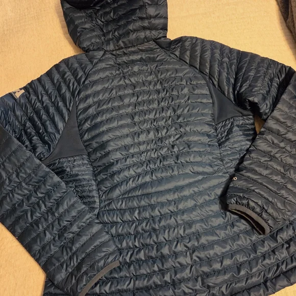 Eddie Bauer Microtherm Down Hooded Womens Jacket - Picture 3 of 11